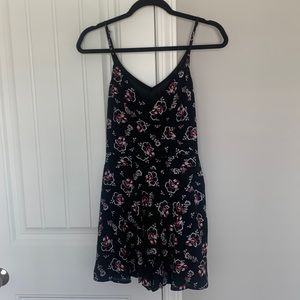 Express floral romper skort